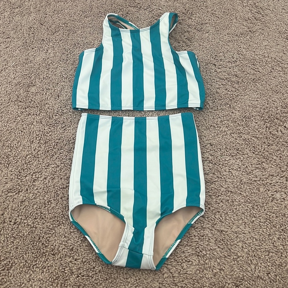 Kortni Jean high waisted kids swimsuit 6/7